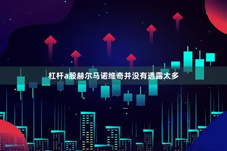 杠杆a股赫尔马诺维奇并没有透露太多